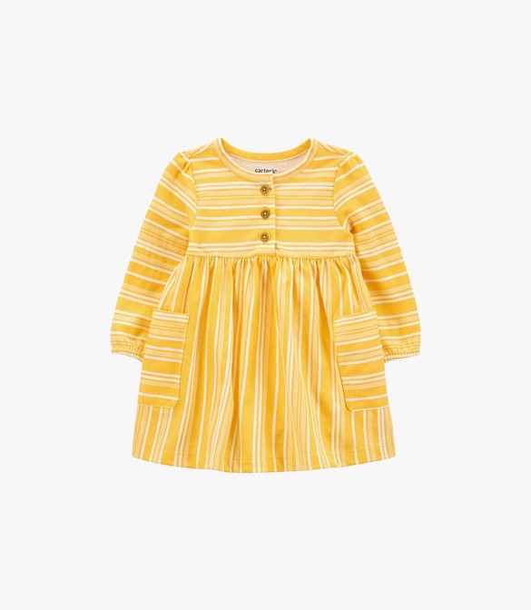 Max Baby-Girls Cotton Classic Knee-Length Dress