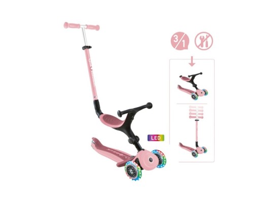 Scooter 3in1 Go-Up active mit Leuchtrollen
