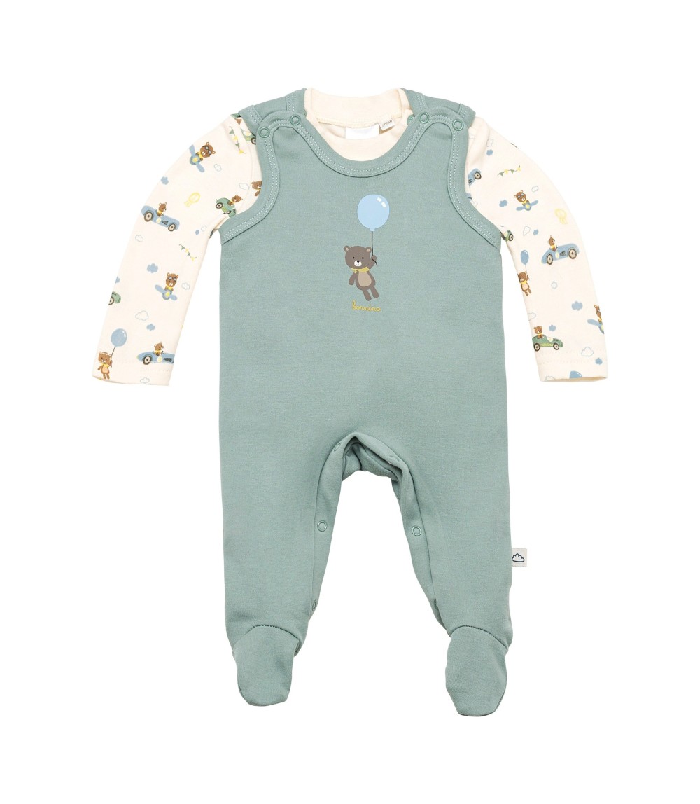 Strampler-Set 2-tlg. mit Shirt Bär