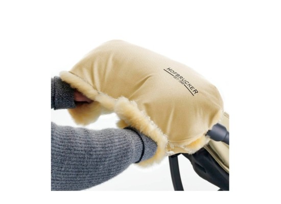 Lammfell-Handwärmer für Kinderwagen Lammfell Handmuff