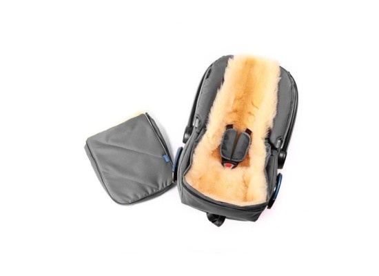 Babyschale Lammfell-Fußsack Maxi