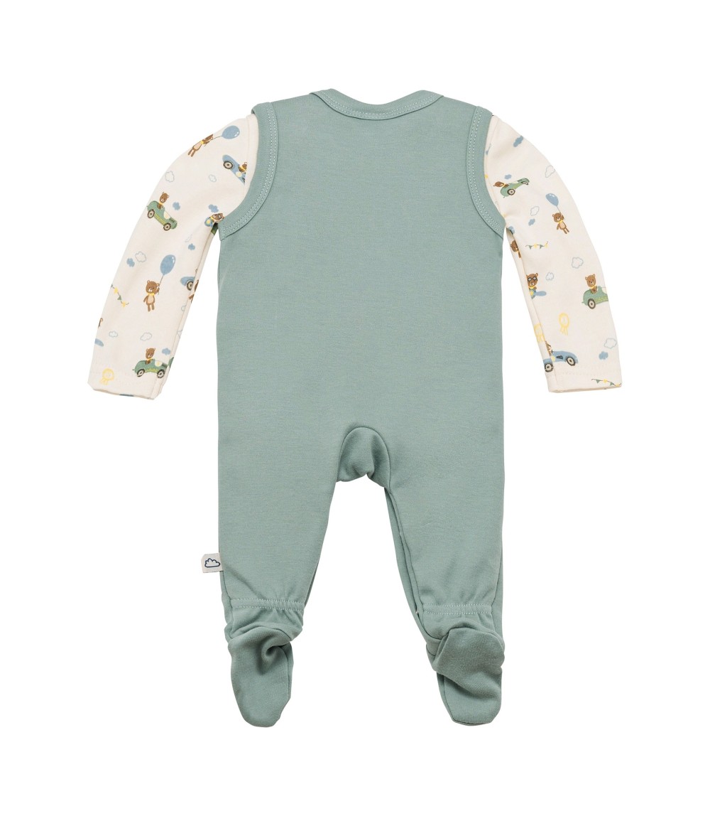 Strampler-Set 2-tlg. mit Shirt Bär