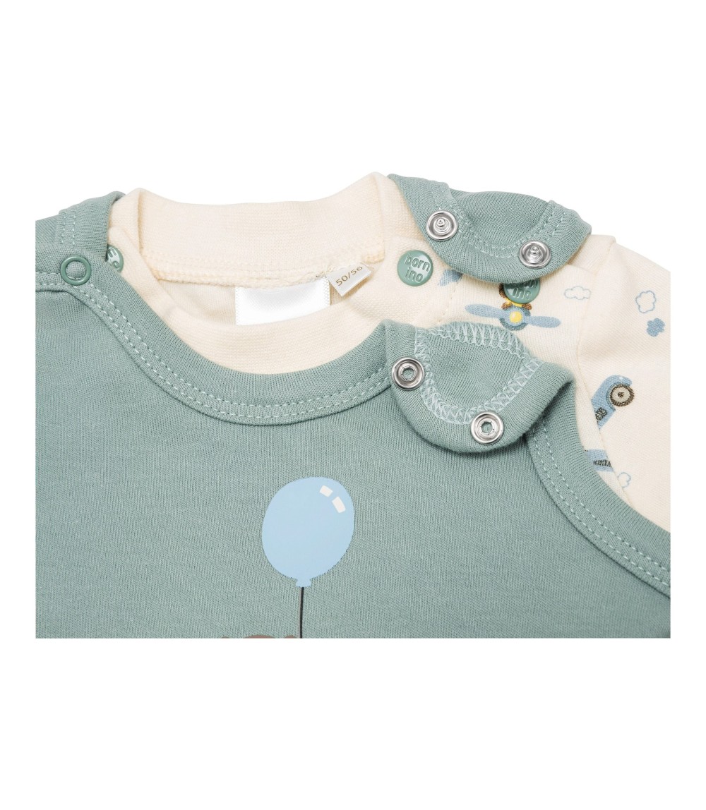 Strampler-Set 2-tlg. mit Shirt Bär