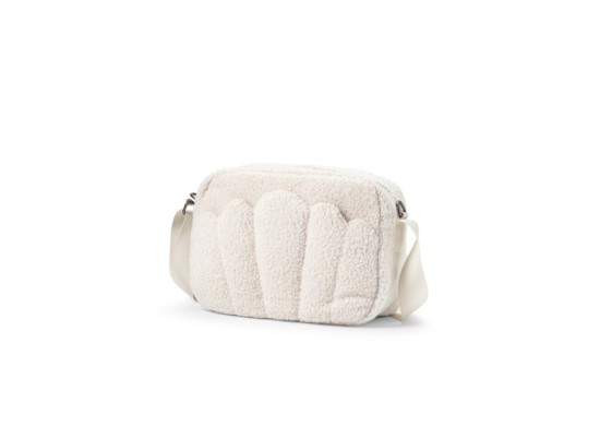Wickeltasche Crossbody - White Bouclé