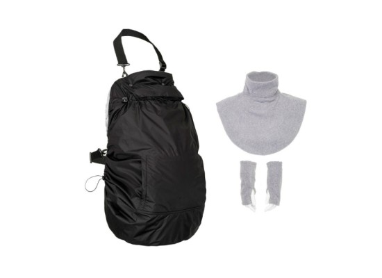 Tragecover Fleece-Cover 3-in-1 mit Regenschutz