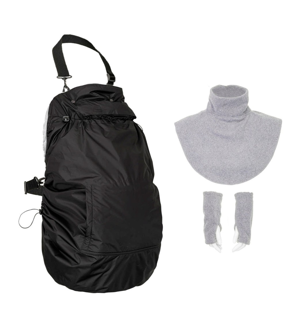 Tragecover Fleece-Cover 3-in-1 mit Regenschutz