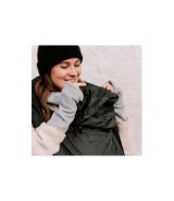 Tragecover Fleece-Cover 3-in-1 mit Regenschutz, Schalkragen & Stulpen