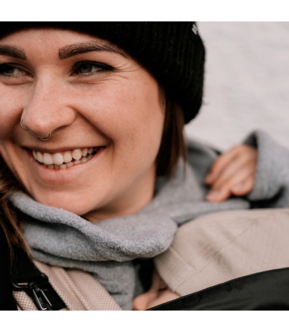 Tragecover Fleece-Cover 3-in-1 mit Regenschutz, Schalkragen & Stulpen