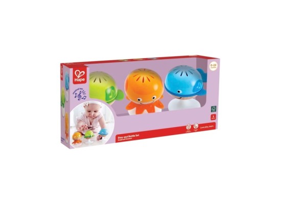 Rassel-Set Meerestiere mit Saugnapf
