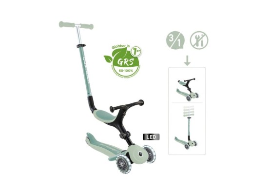 Scooter 3in1 Go-Up active ECO mit Leuchtrollen
