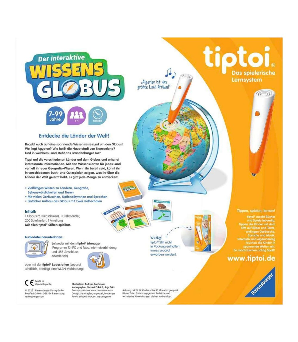 Der interaktive Wissens-Globus