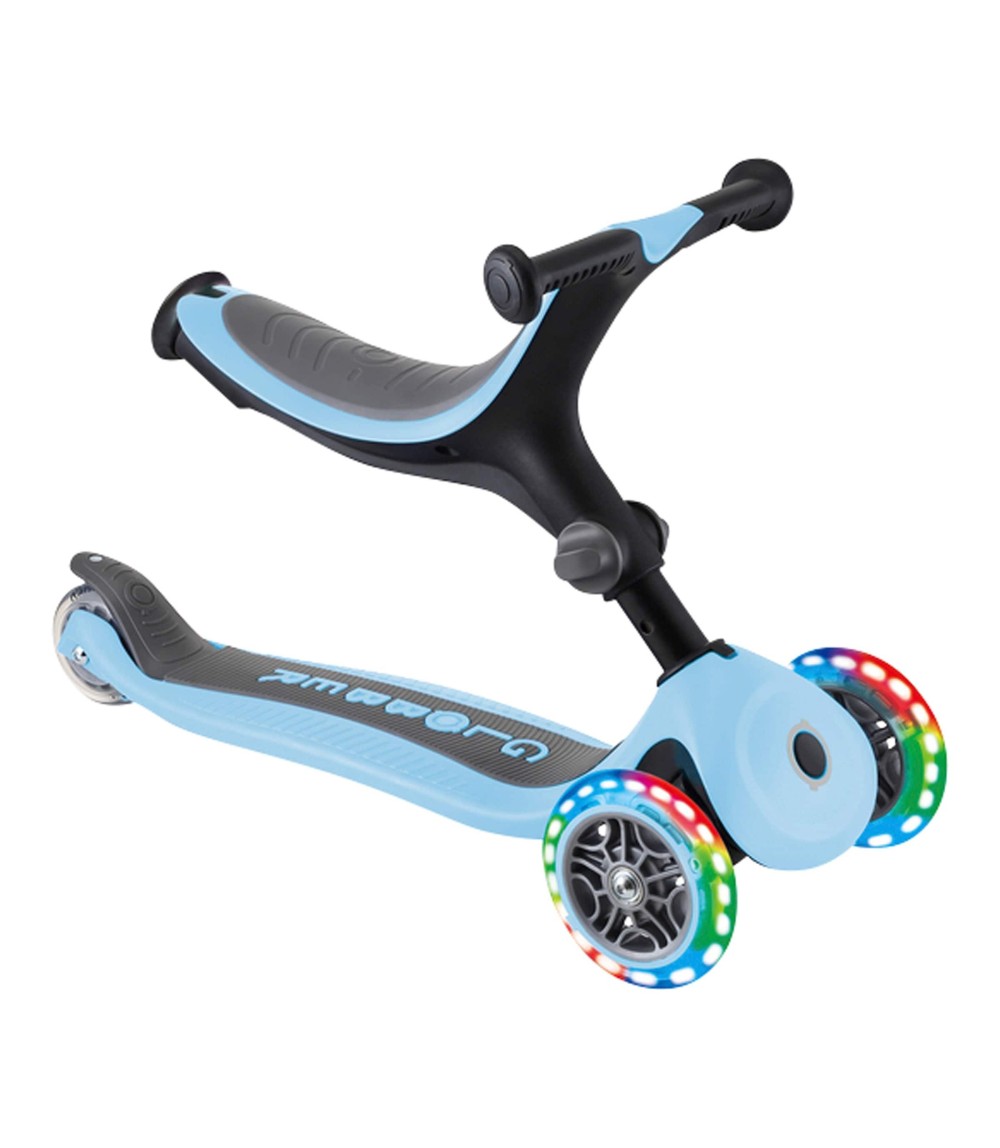 3in1 Scooter Go-Up mit Leuchtrollen