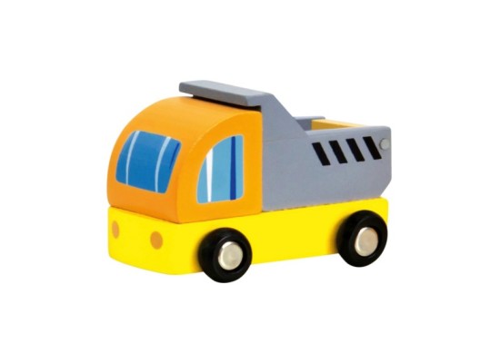 Baukran mit Zubehör aus Holz