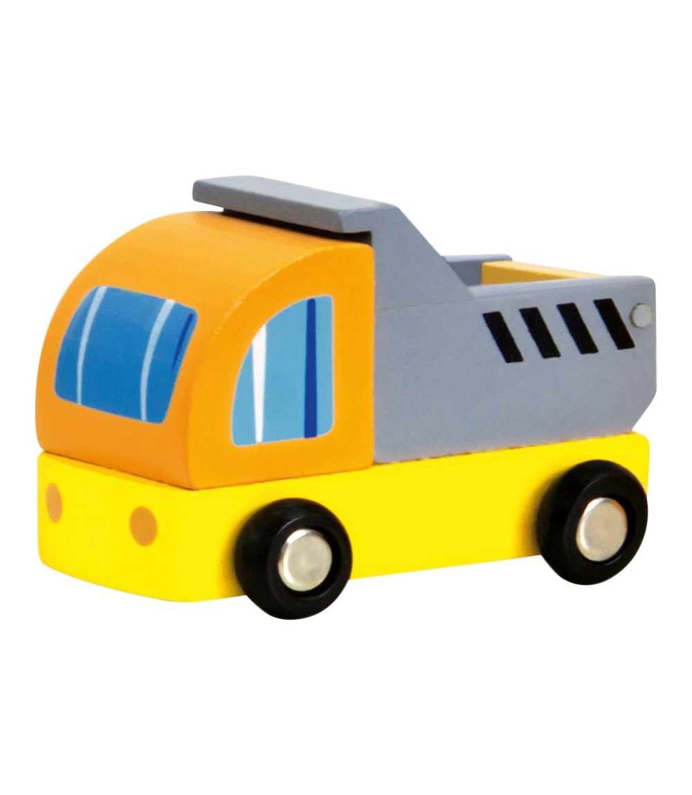 Baukran mit Zubehör aus Holz