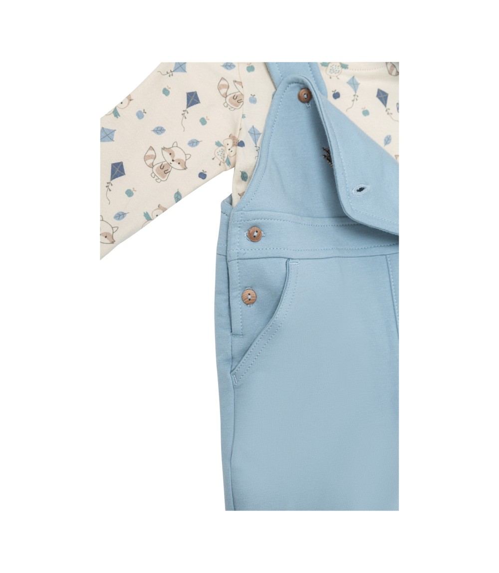 2-tlg Set Latzhose mit Shirt Cozy Friends