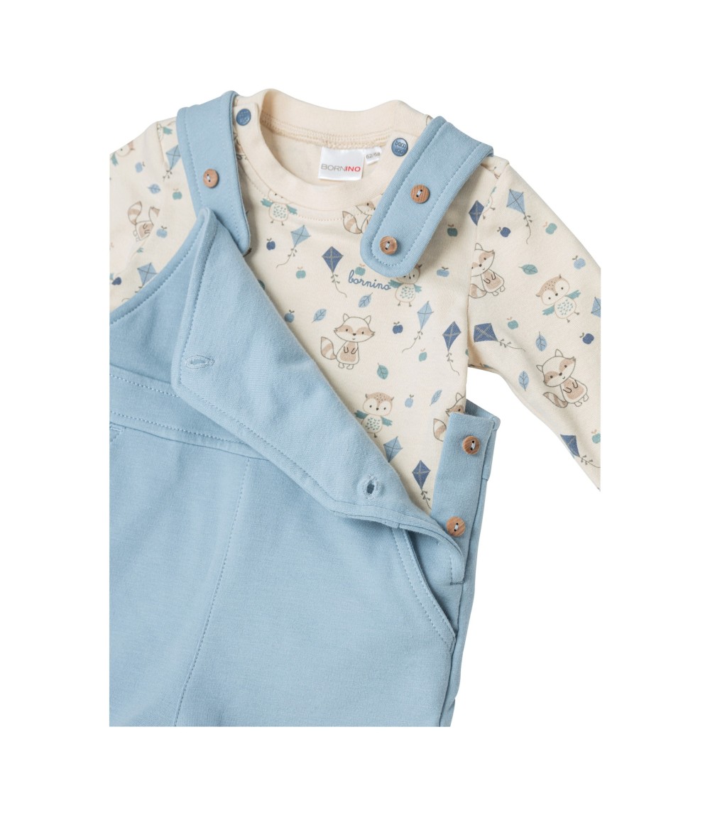 2-tlg Set Latzhose mit Shirt Cozy Friends