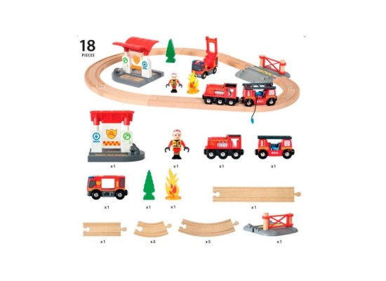 Bahn Feuerwehr Set