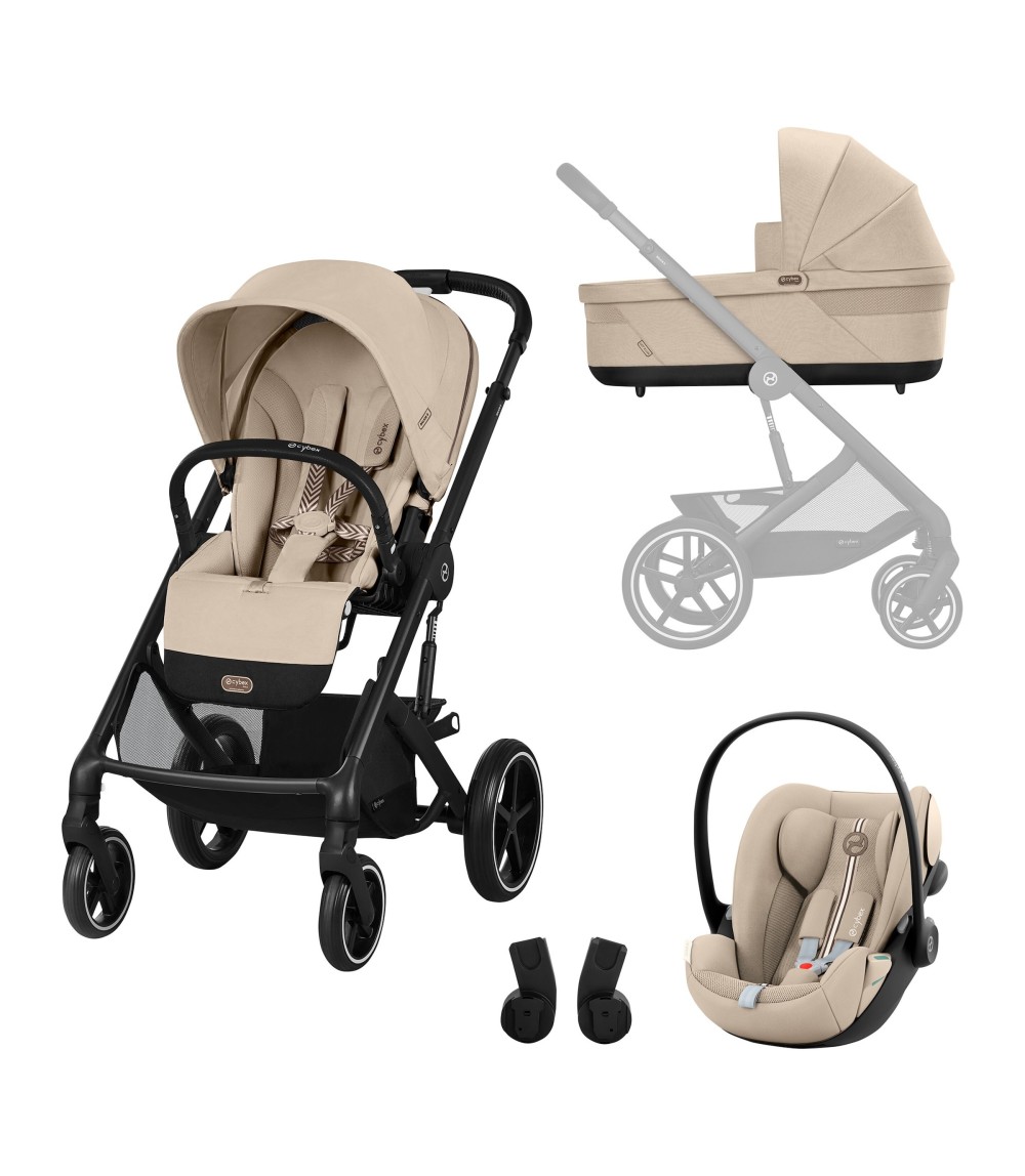 Kombikinderwagen Balios Trio-Set inkl. Babyschale Cloud G