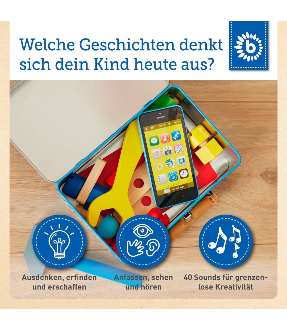 Lernspaß Kinder Smartphone mit 40 Sounds