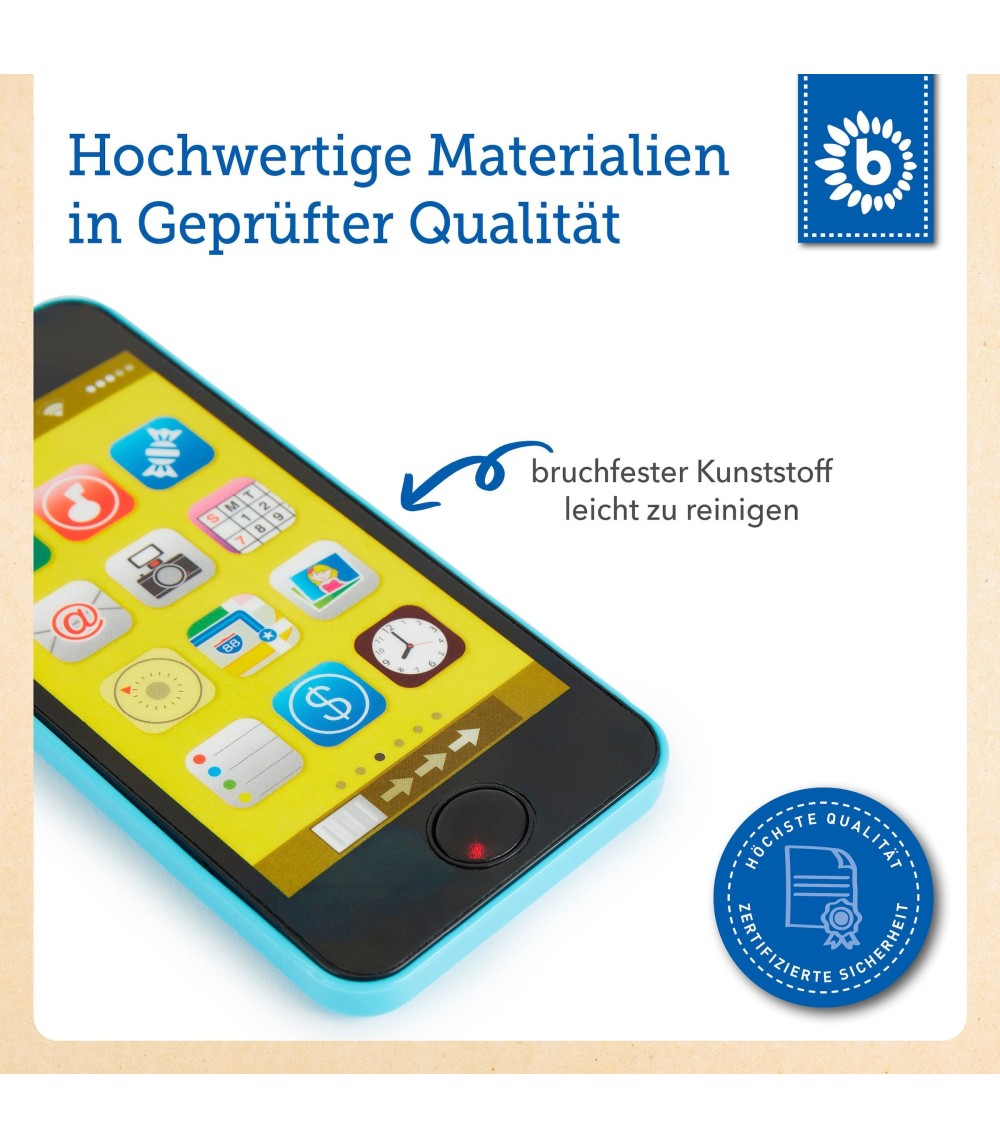 Lernspaß Kinder Smartphone mit 40 Sounds