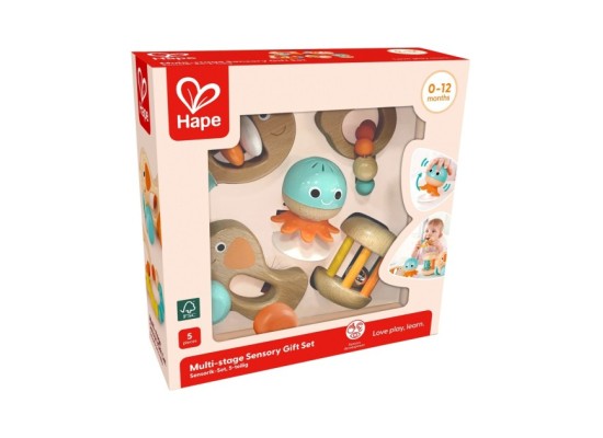 Rassel Sensorik-Set 5-teilig