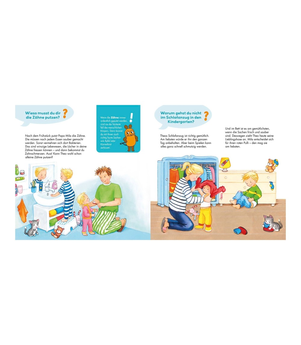 Sachbuch Frag doch mal die Maus: Pipi, Pups und Zähneputzen