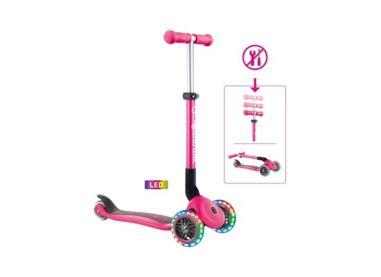 Scooter Junior mit Leuchtrollen