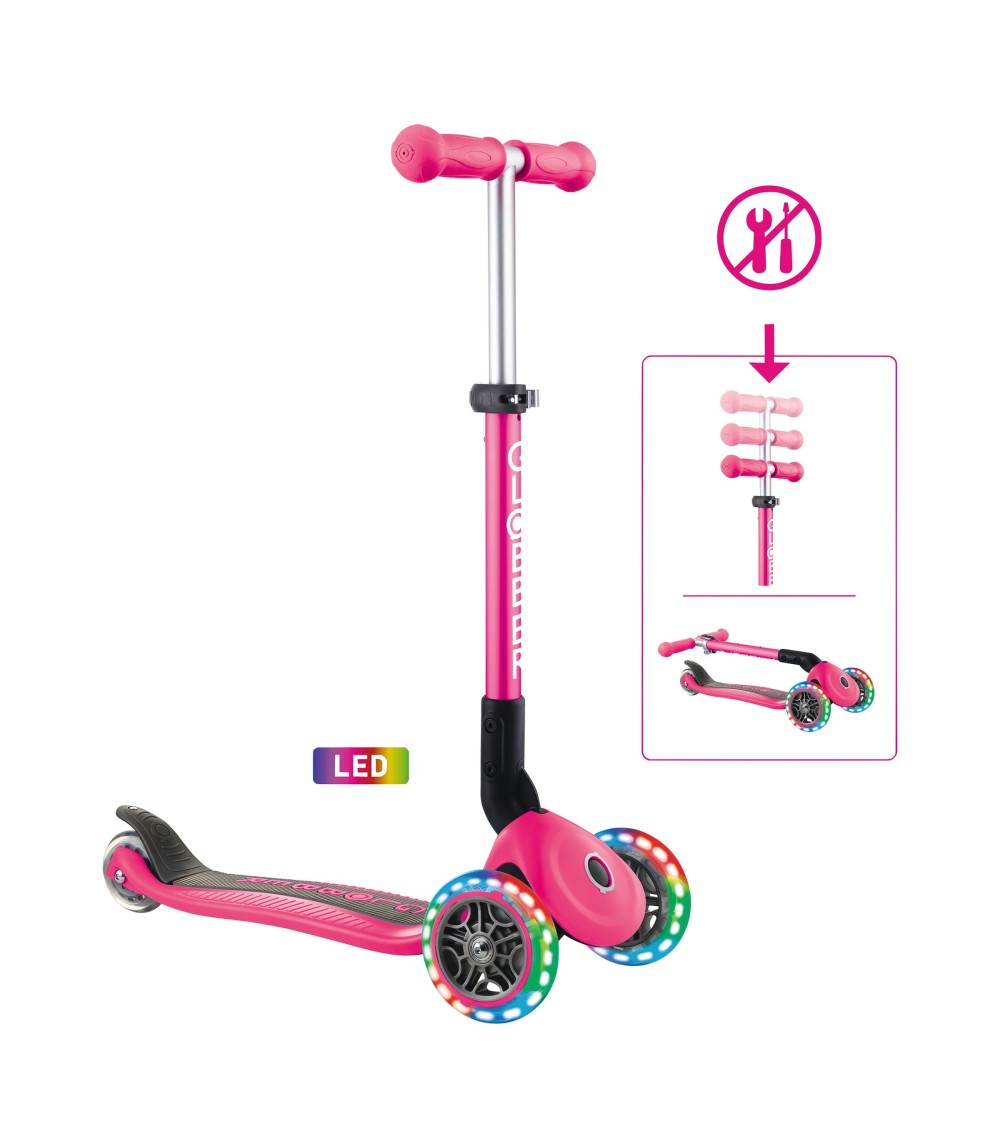 Scooter Junior mit Leuchtrollen