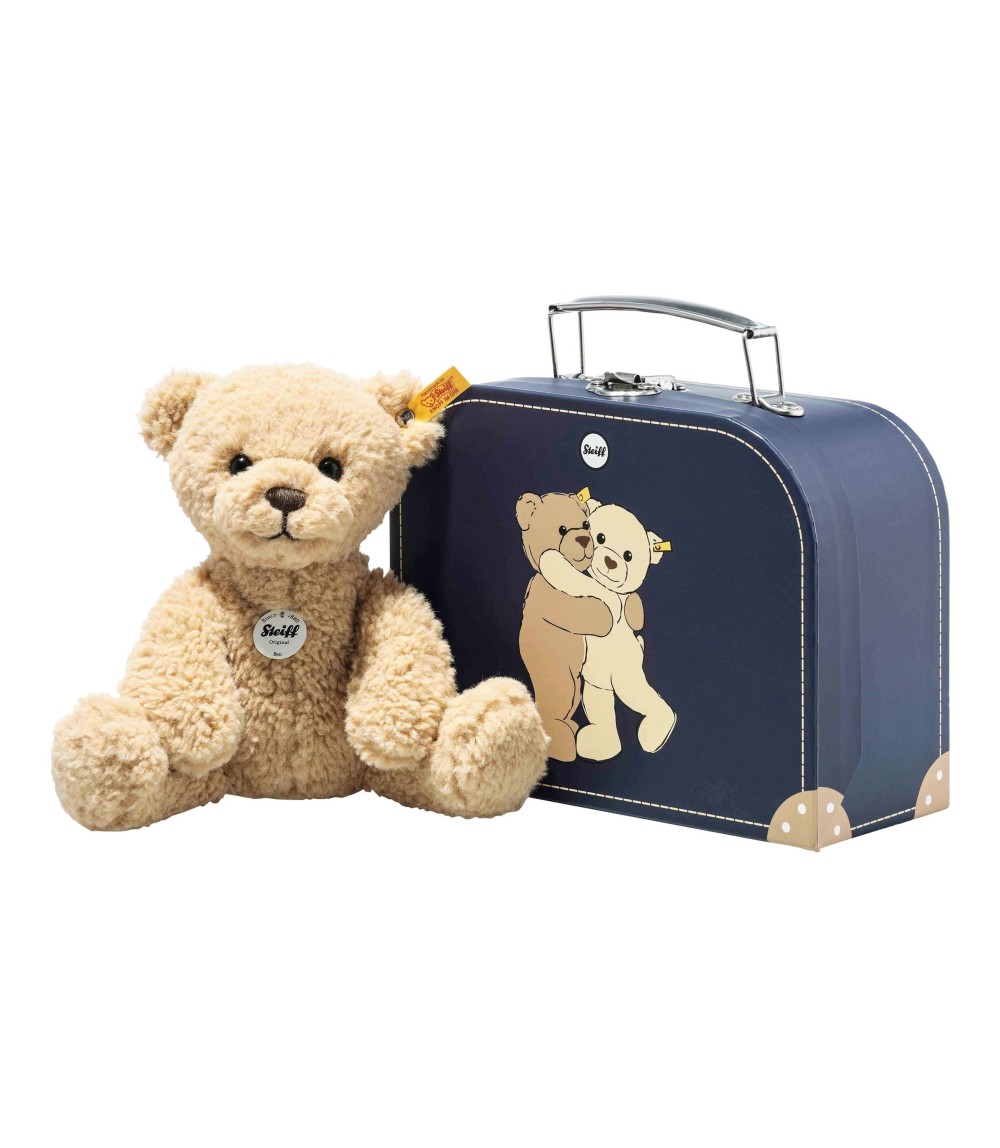 Kuscheltier Teddybär Ben 21 cm im Koffer