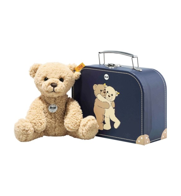 Kuscheltier Teddybär Ben 21 cm im Koffer