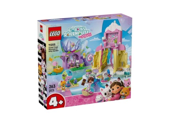 11205 Gabby´s Dollhouse Zuckerguss-Gebirge und Kätzchen-Garten