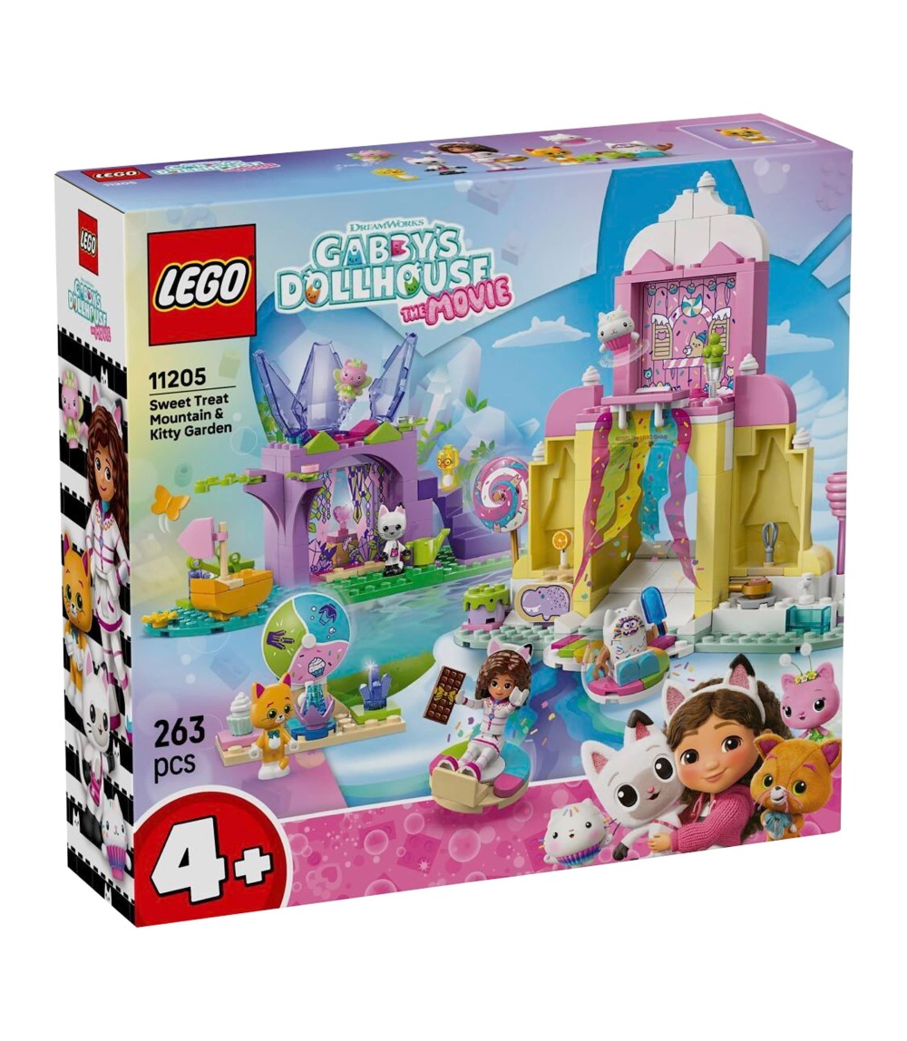 11205 Gabby´s Dollhouse Zuckerguss-Gebirge und Kätzchen-Garten