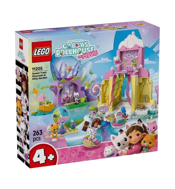 11205 Gabby´s Dollhouse Zuckerguss-Gebirge und Kätzchen-Garten