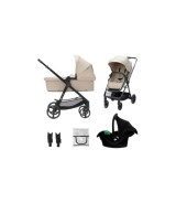 Kombikinderwagen NEWLY 3in1 Trio-Set inkl. Babyschale MINK PRO