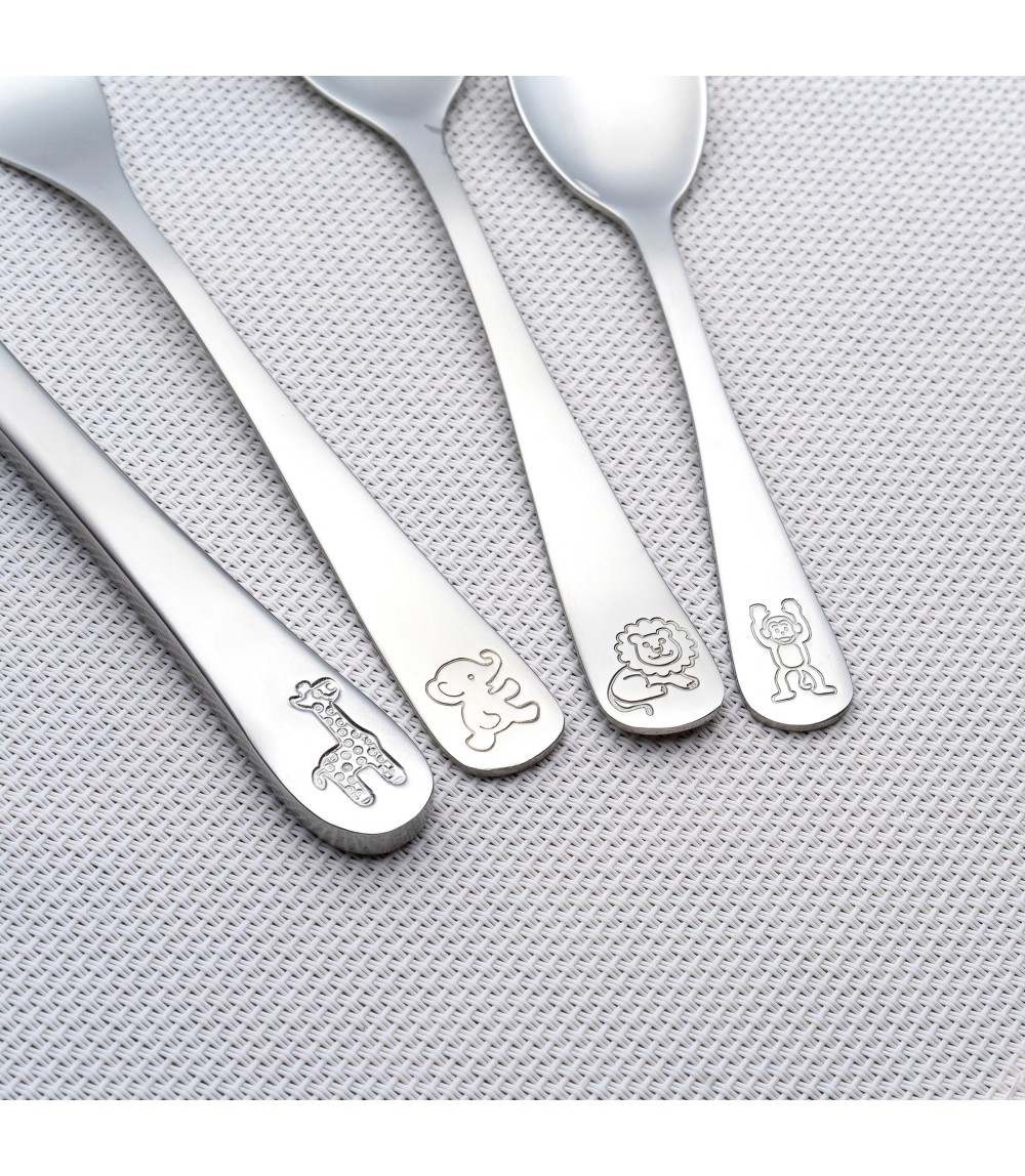 4-tlg. Edelstahl-Besteck-Set