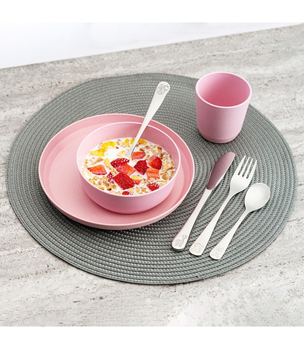 4-tlg. Edelstahl-Besteck-Set