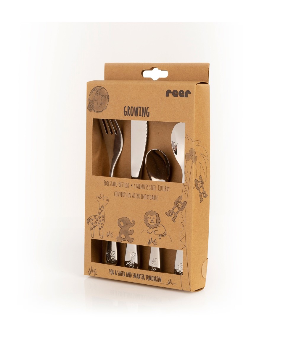 4-tlg. Edelstahl-Besteck-Set