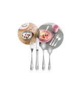 4-tlg. Edelstahl-Besteck-Set