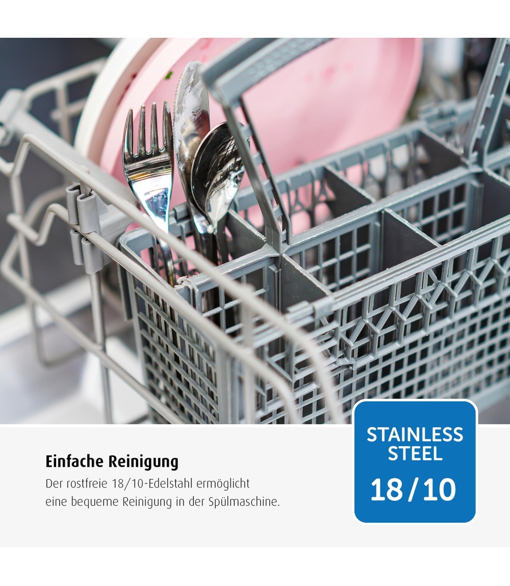 4-tlg. Edelstahl-Besteck-Set