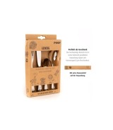 4-tlg. Edelstahl-Besteck-Set