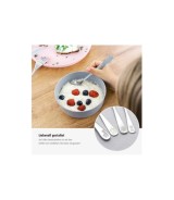 4-tlg. Edelstahl-Besteck-Set