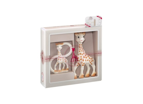Geschenkset Sophie + Beißring aus Naturkautschuk