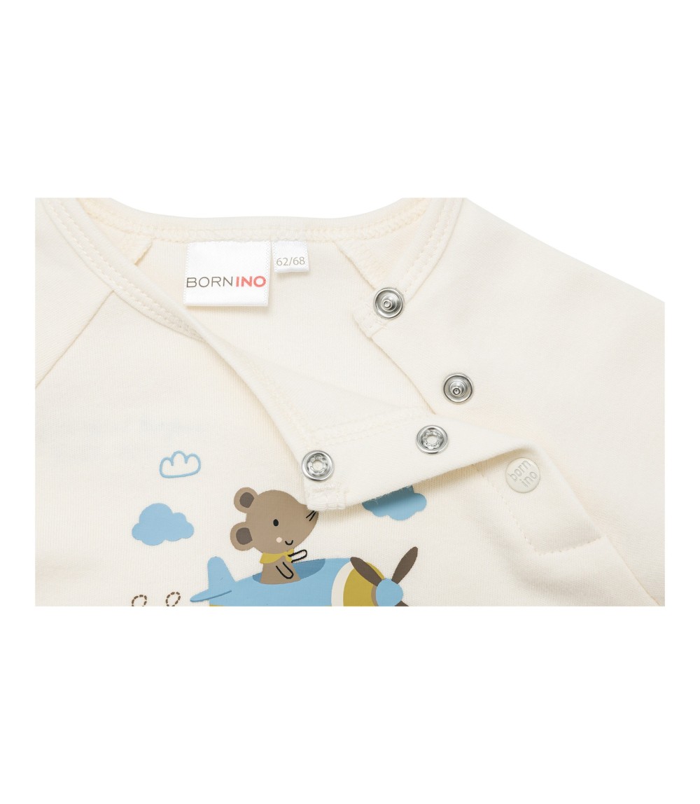 Raglanshirt langarm Maus