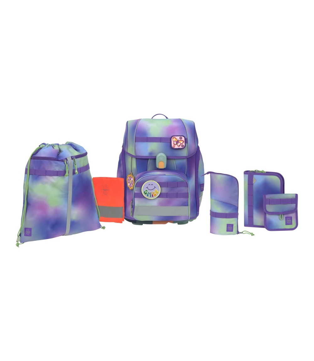Schulranzen-Set Boxy Unique gradient 7-tlg.