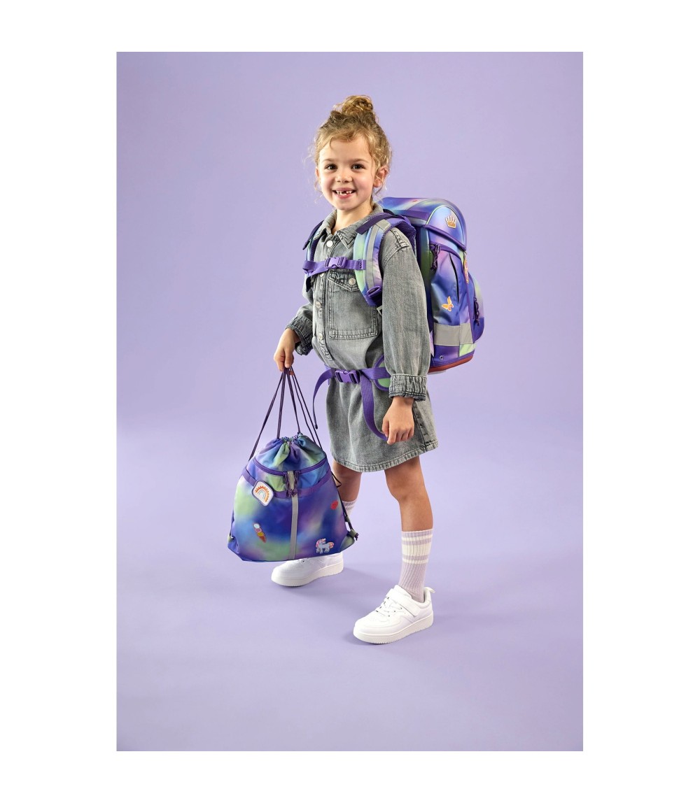 Schulranzen-Set Boxy Unique gradient 7-tlg.