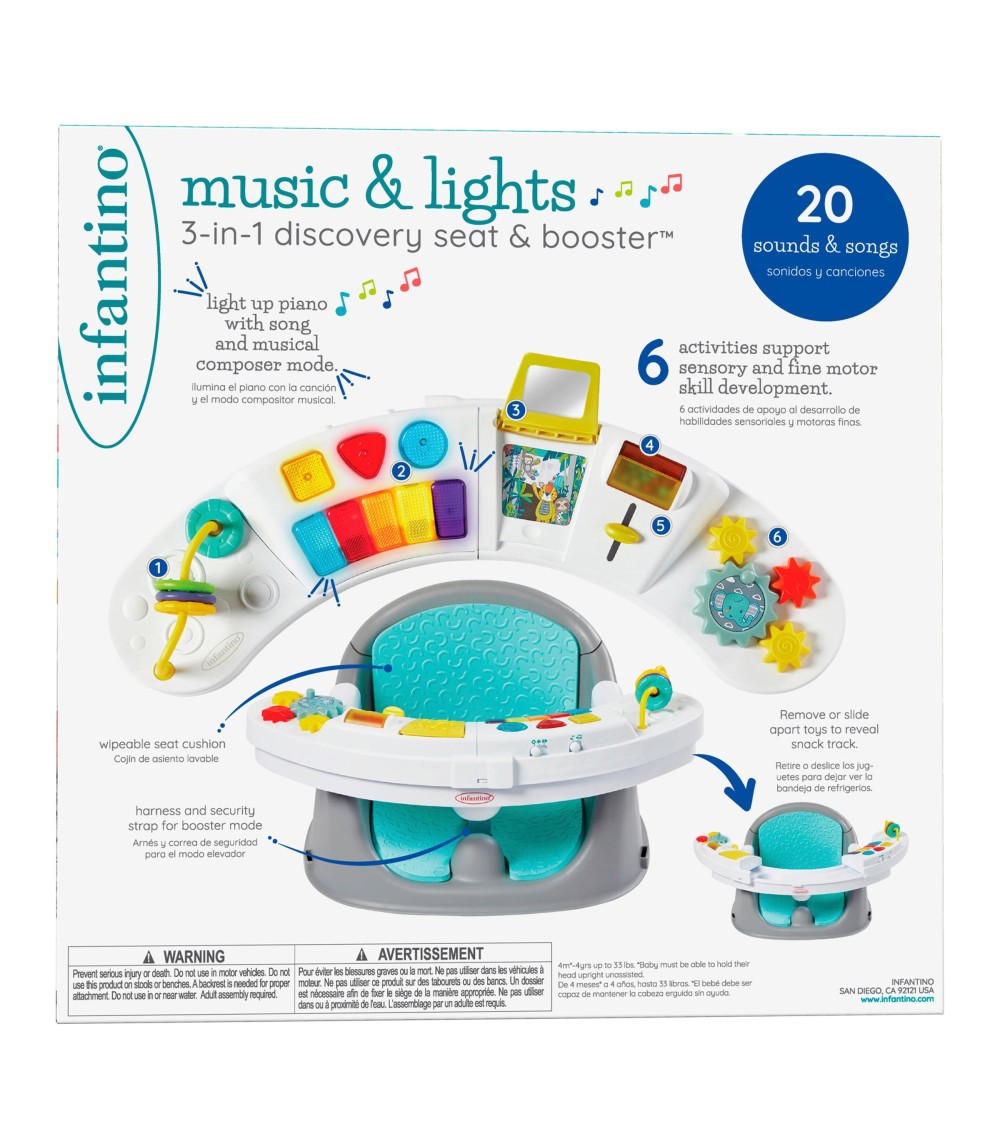 Entdeckungssitz 3in1 mit Licht & Sound