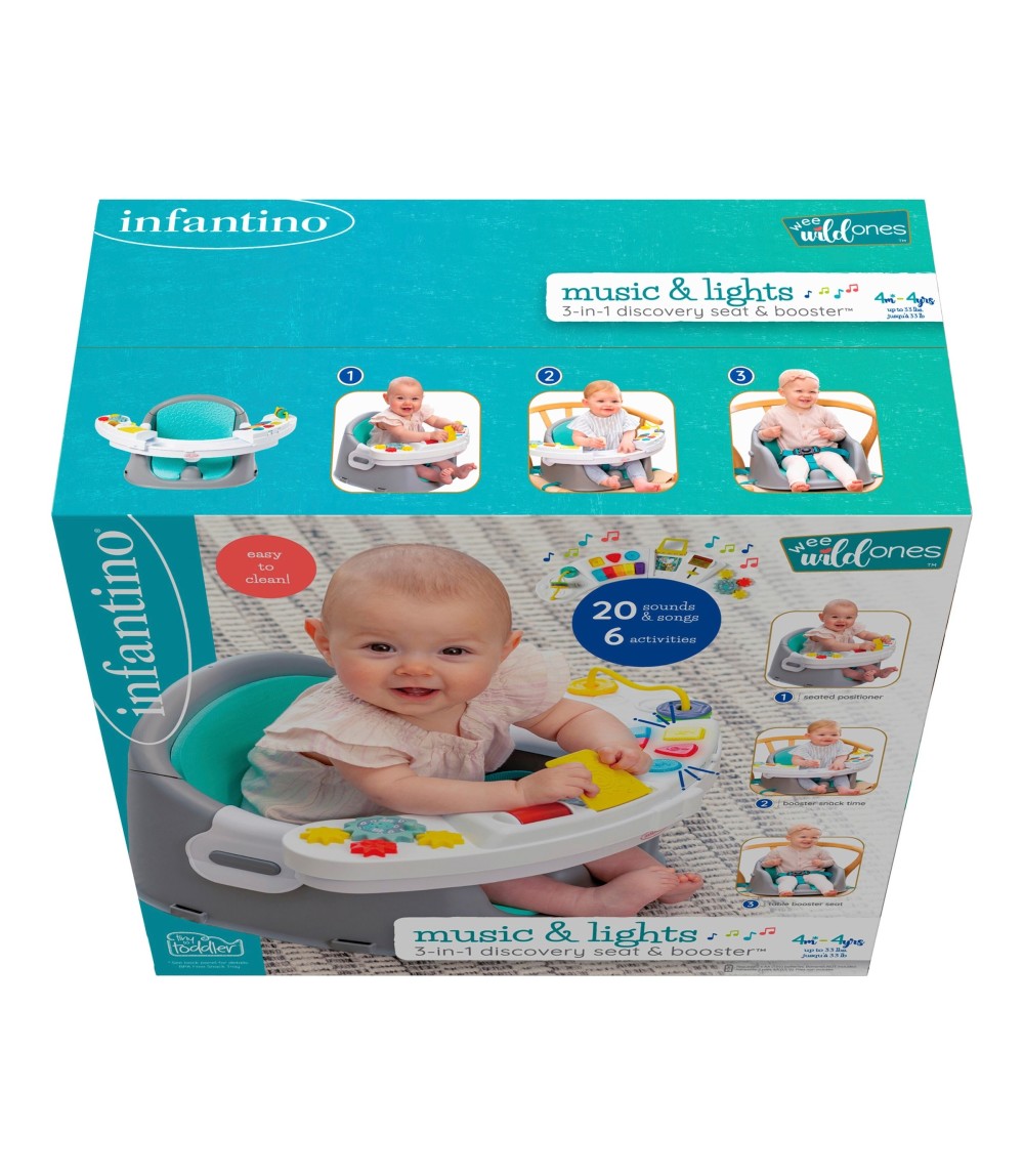 Entdeckungssitz 3in1 mit Licht & Sound