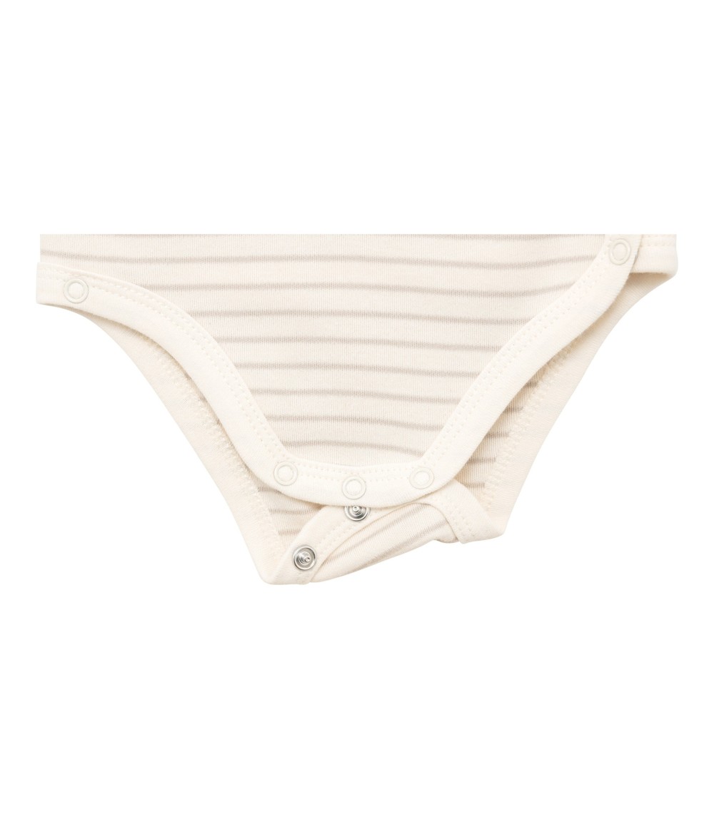 2er-Pack Wickelbodys langarm Ringel Bär