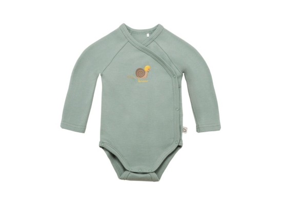 2er-Pack Wickelbodys langarm Ringel Bär