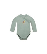 2er-Pack Wickelbodys langarm Ringel Bär